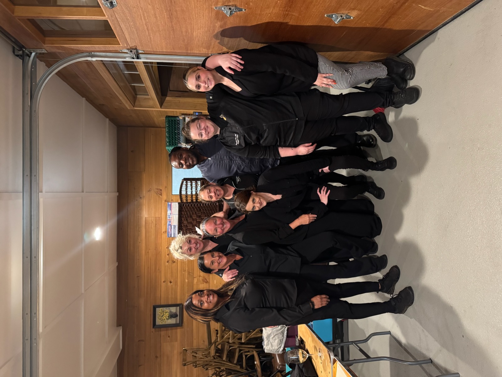 The White Wine & Butter catering team after an event — Cajun restaurant near me
